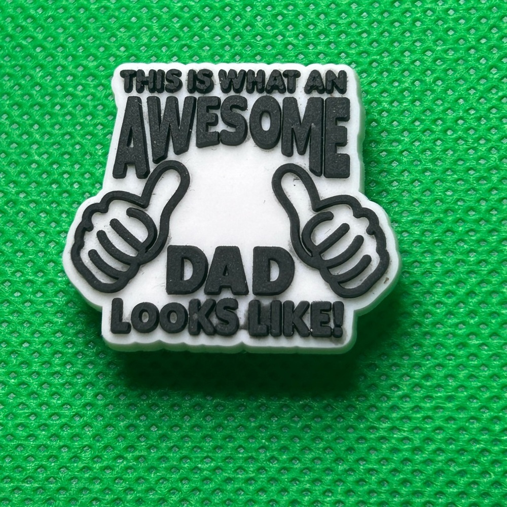 🌼 (5/$10 or 10/$15) NEW “Dad Life” Croc Charm Collection Fathers Day Gift